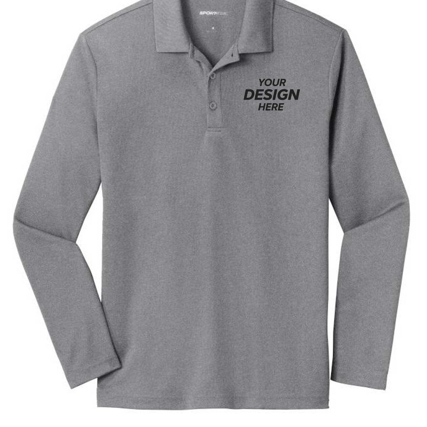 Grey Heather - ST640LS - FRONT